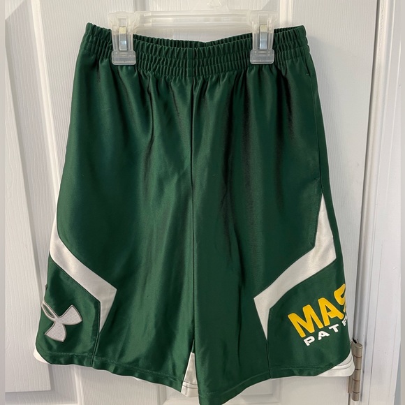 George Mason University Patriots under Armour shorts YSM 8 - Picture 1 of 6